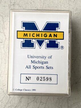 Vtg 1991 College Classics University of Michigan All Sports Trading Card Sets